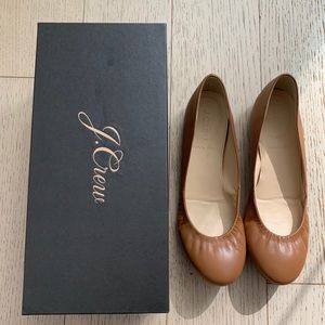 J. Crew ballet flats - size 7 - tan